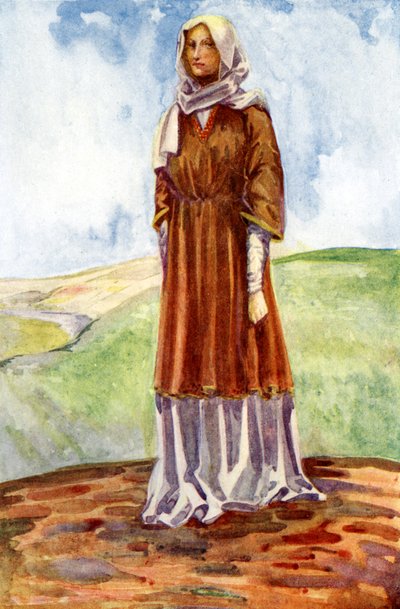 Traje de mujer en el reinado de Guillermo I de Dion Clayton Calthrop